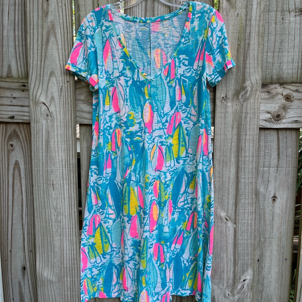 Lilly Pulitzer Beach and Bae V-neck Dress Coverup